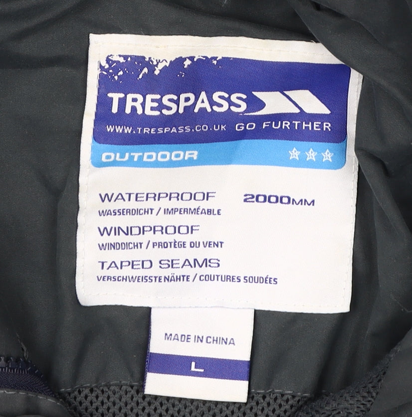 Trespass Men's Blue Waterproof Jacket L