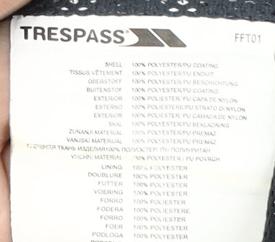 Trespass Men's Blue Waterproof Jacket L