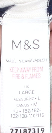 Marks and Spencer Women's Large Striped Cardigan