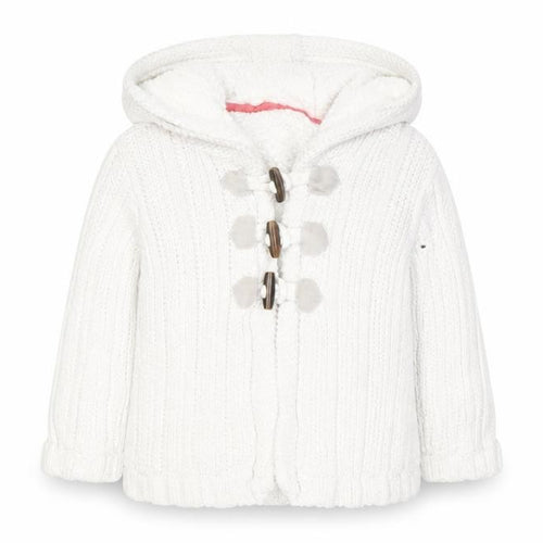 Marks and Spencer Unisex Toddler White Hooded Cardigan