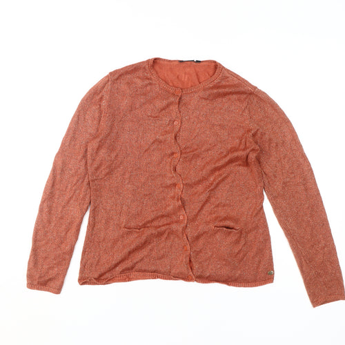 MEXX Girls Orange Cardigan, 12-13 Years, Viscose Blend