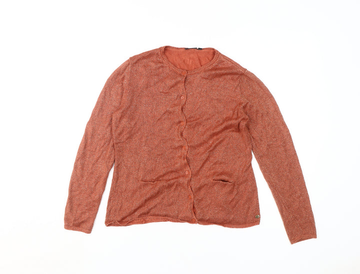 MEXX Girls Orange Cardigan, 12-13 Years, Viscose Blend