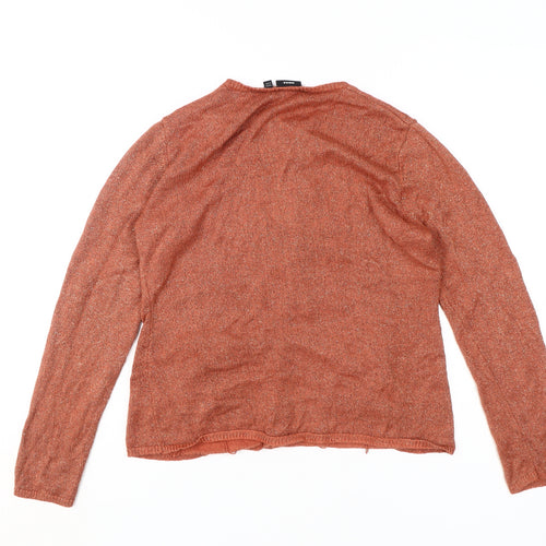 MEXX Girls Orange Cardigan, 12-13 Years, Viscose Blend