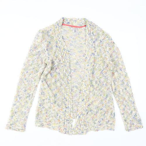 Per Una Multicoloured Chunky-Knit Cardigan Size 14