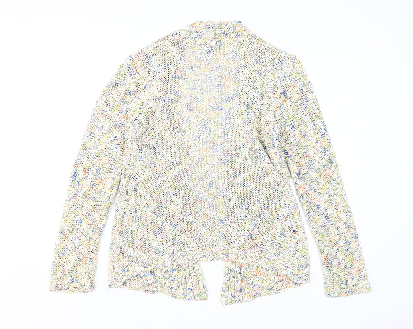 Per Una Multicoloured Chunky-Knit Cardigan Size 14