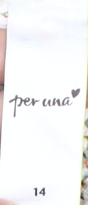 Per Una Multicoloured Chunky-Knit Cardigan Size 14