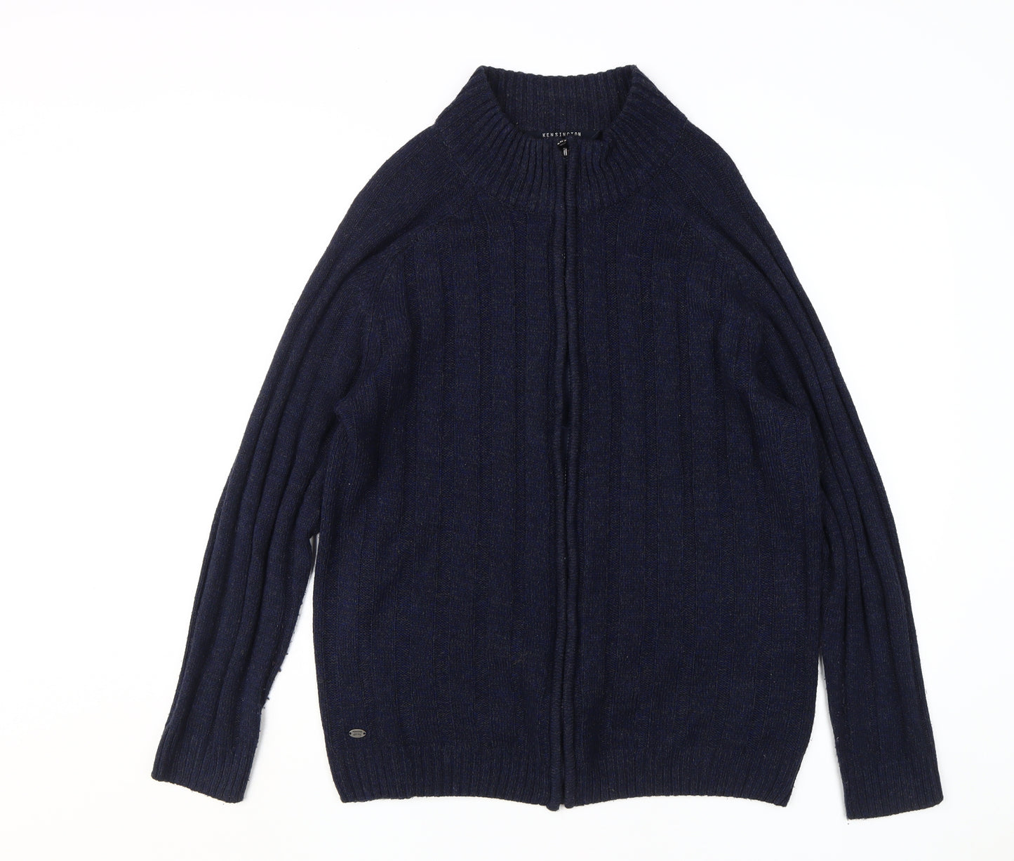 Kensington Eastside Men's XL Blue Full Zip Jumper