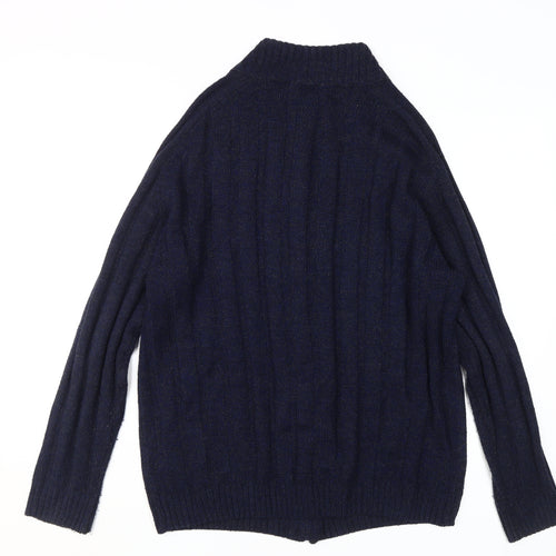 Kensington Eastside Men's XL Blue Full Zip Jumper