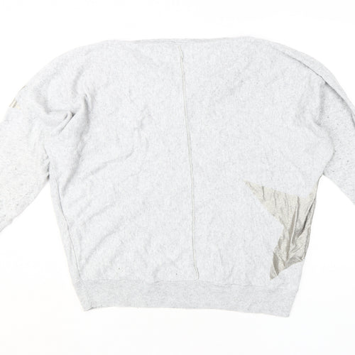Mint Velvet Women’s Grey Cowl Neck Pullover Jumper L