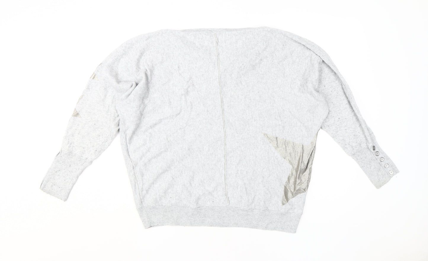 Mint Velvet Women’s Grey Cowl Neck Pullover Jumper L