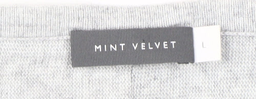 Mint Velvet Women’s Grey Cowl Neck Pullover Jumper L