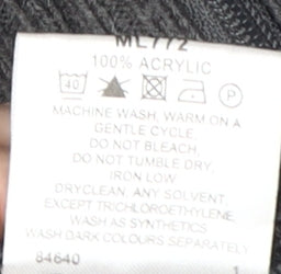 Premier Man Grey Geometric Full Zip Men's Cardigan L