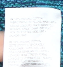 White Stuff Women's Blue Cotton Pullover Jumper - Size 8