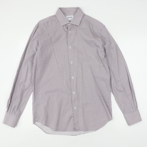 T.M. Lewin Men's Multicoloured Long Sleeve Shirt 15.5
