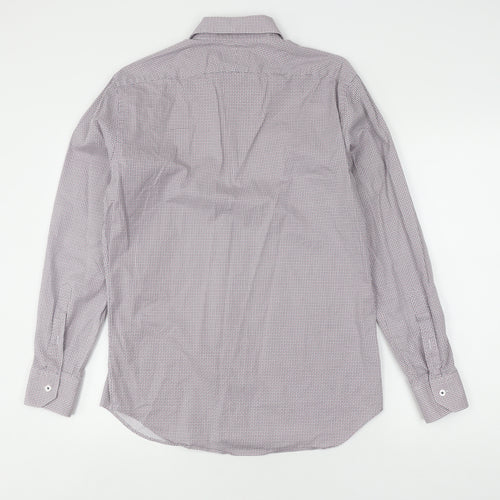 T.M. Lewin Men's Multicoloured Long Sleeve Shirt 15.5
