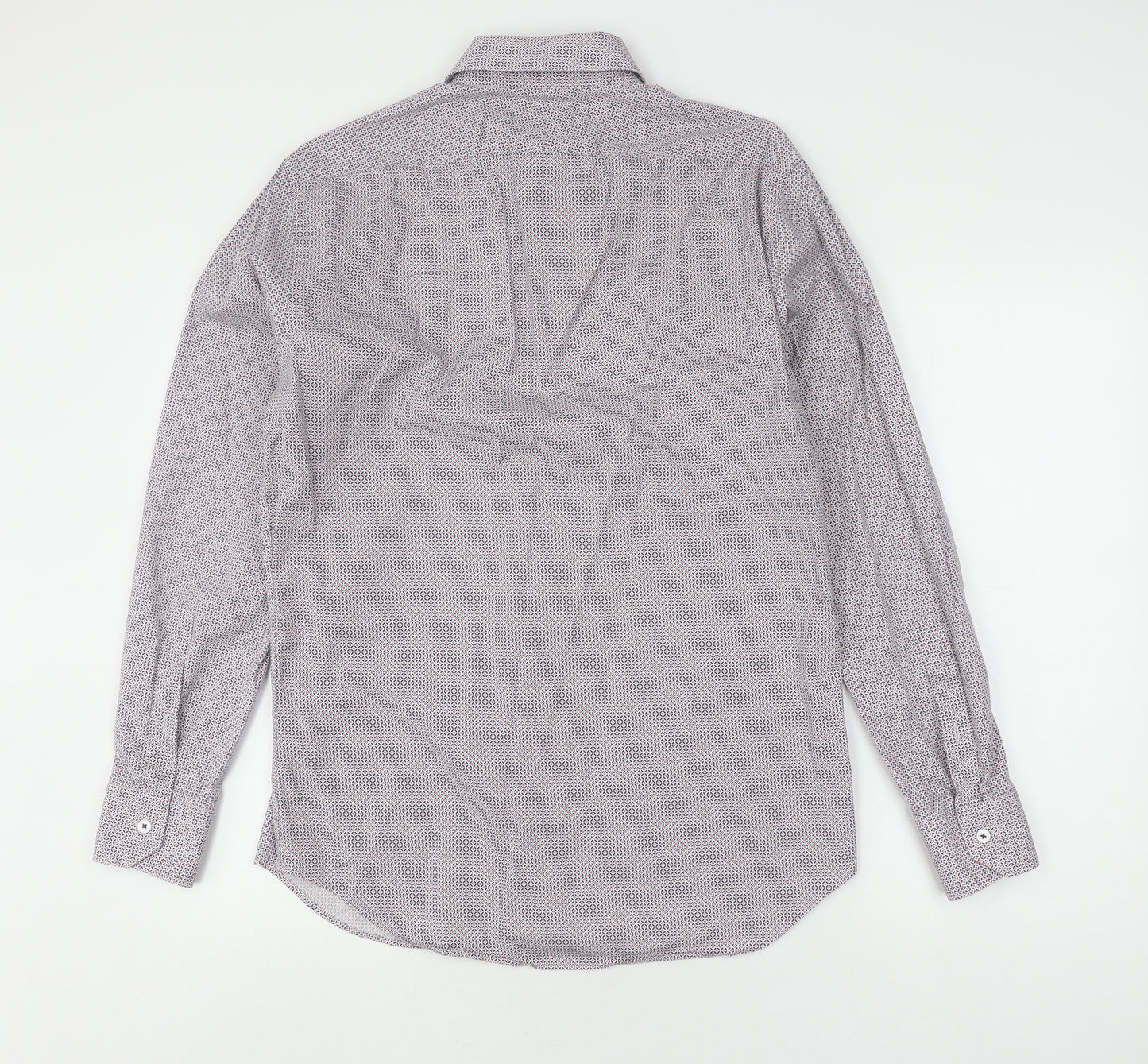 T.M. Lewin Men's Multicoloured Long Sleeve Shirt 15.5