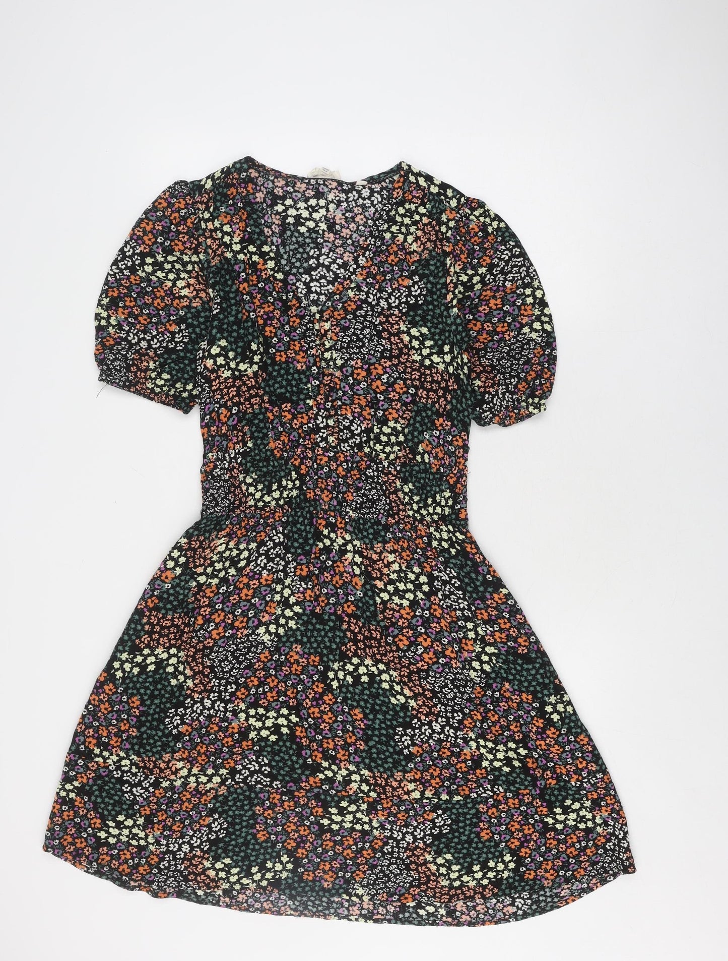 Fat Face Women's Multicoloured Floral A-Line Dress