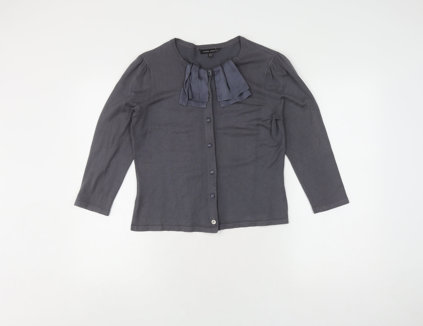 Laura Ashley Women's Grey Cardigan Size 12