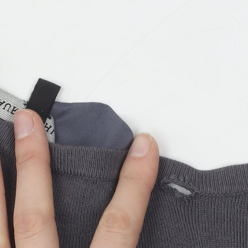 Laura Ashley Women's Grey Cardigan Size 12