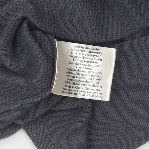 Laura Ashley Women's Grey Cardigan Size 12