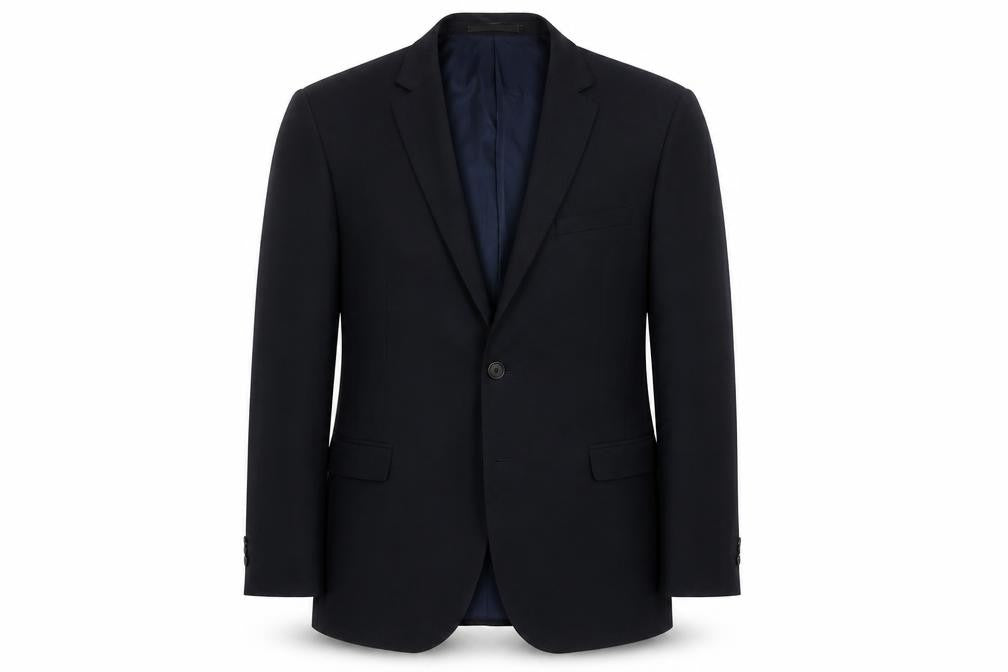 Moss London Men's Blue Blazer 42R Skinny Fit