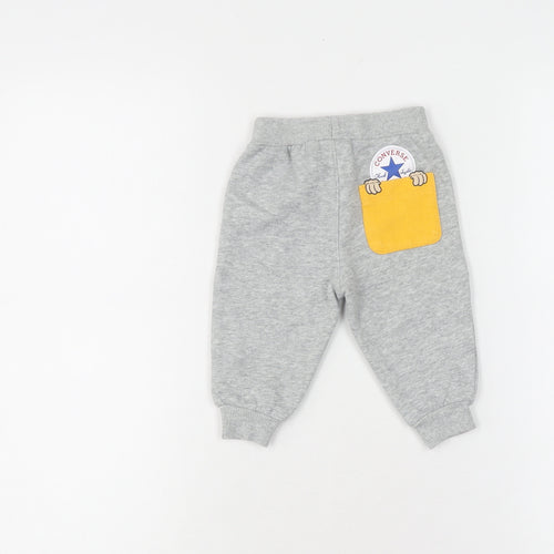 Converse Unisex Baby Jogger Trousers - Grey, 6-9 Months
