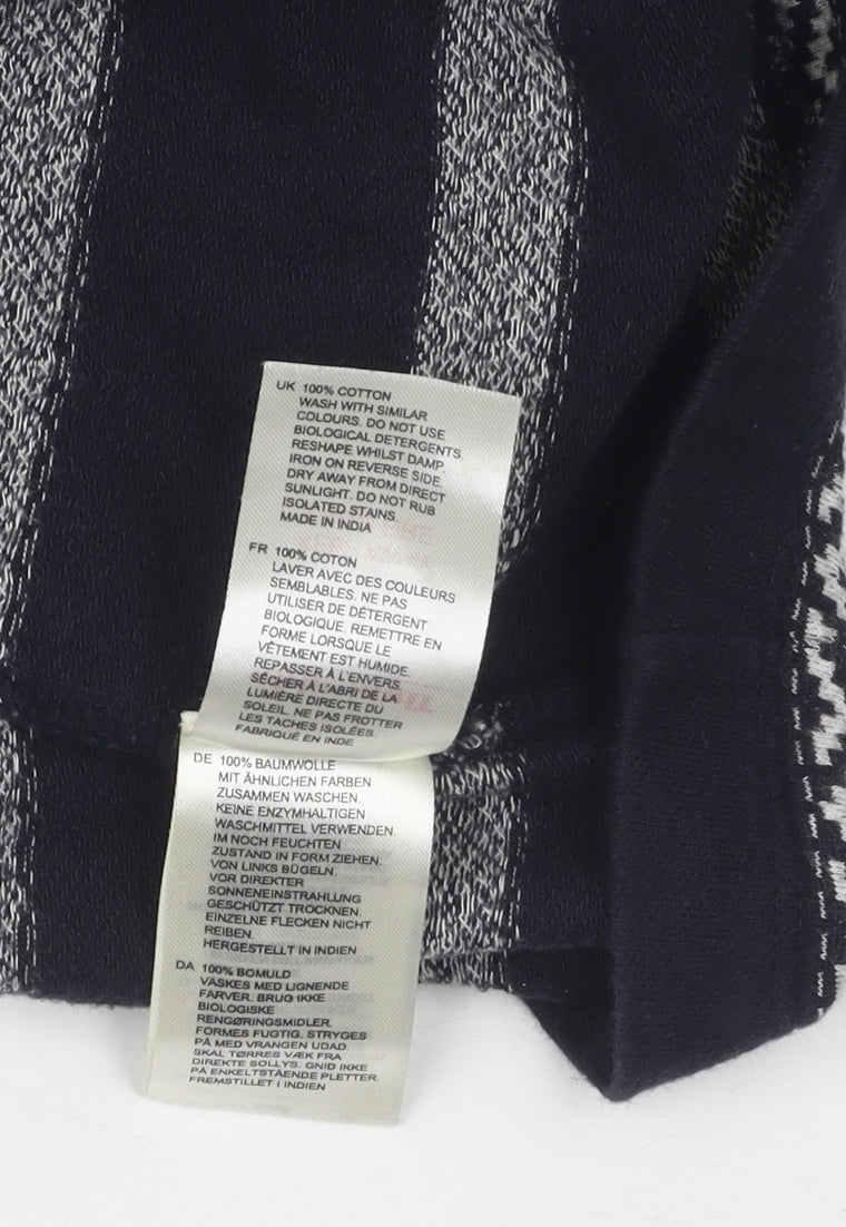 White Stuff Women's Black Striped Pullover Jumper Size 14