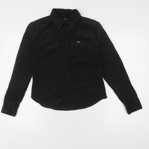 TOG24 Women's Black Button-Up Shirt, Size S, Casual Wear