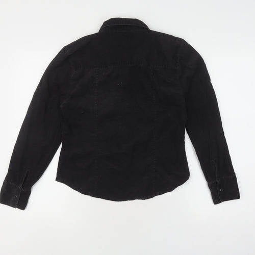 TOG24 Women's Black Button-Up Shirt, Size S, Casual Wear