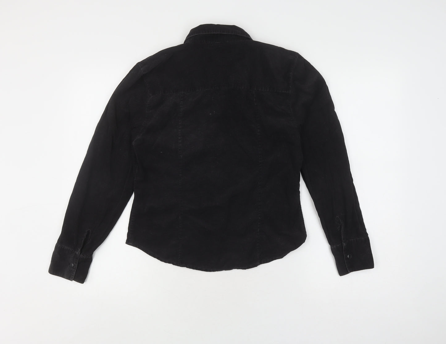 TOG24 Women's Black Button-Up Shirt, Size S, Casual Wear
