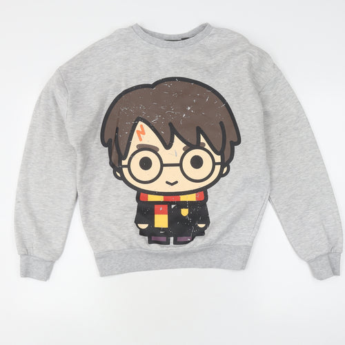 Harry Potter Women's Grey XS Pullover Sweatshirt
