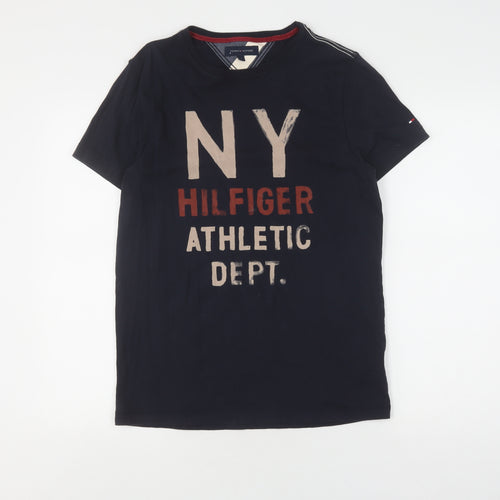 Tommy Hilfiger Men's Blue S Logo T-Shirt