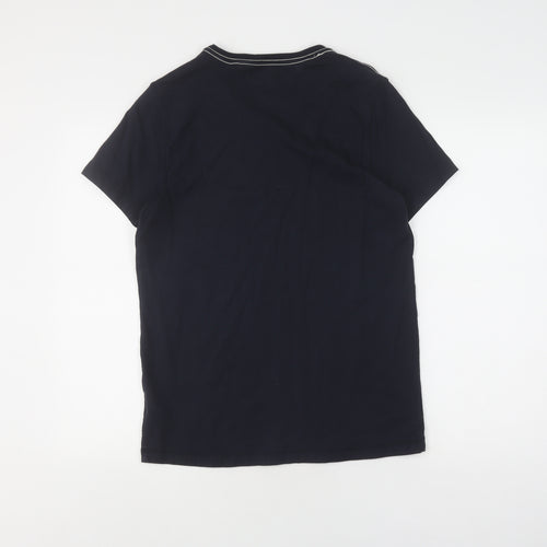 Tommy Hilfiger Men's Blue S Logo T-Shirt