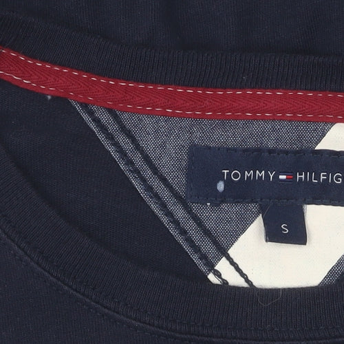 Tommy Hilfiger Men's Blue S Logo T-Shirt