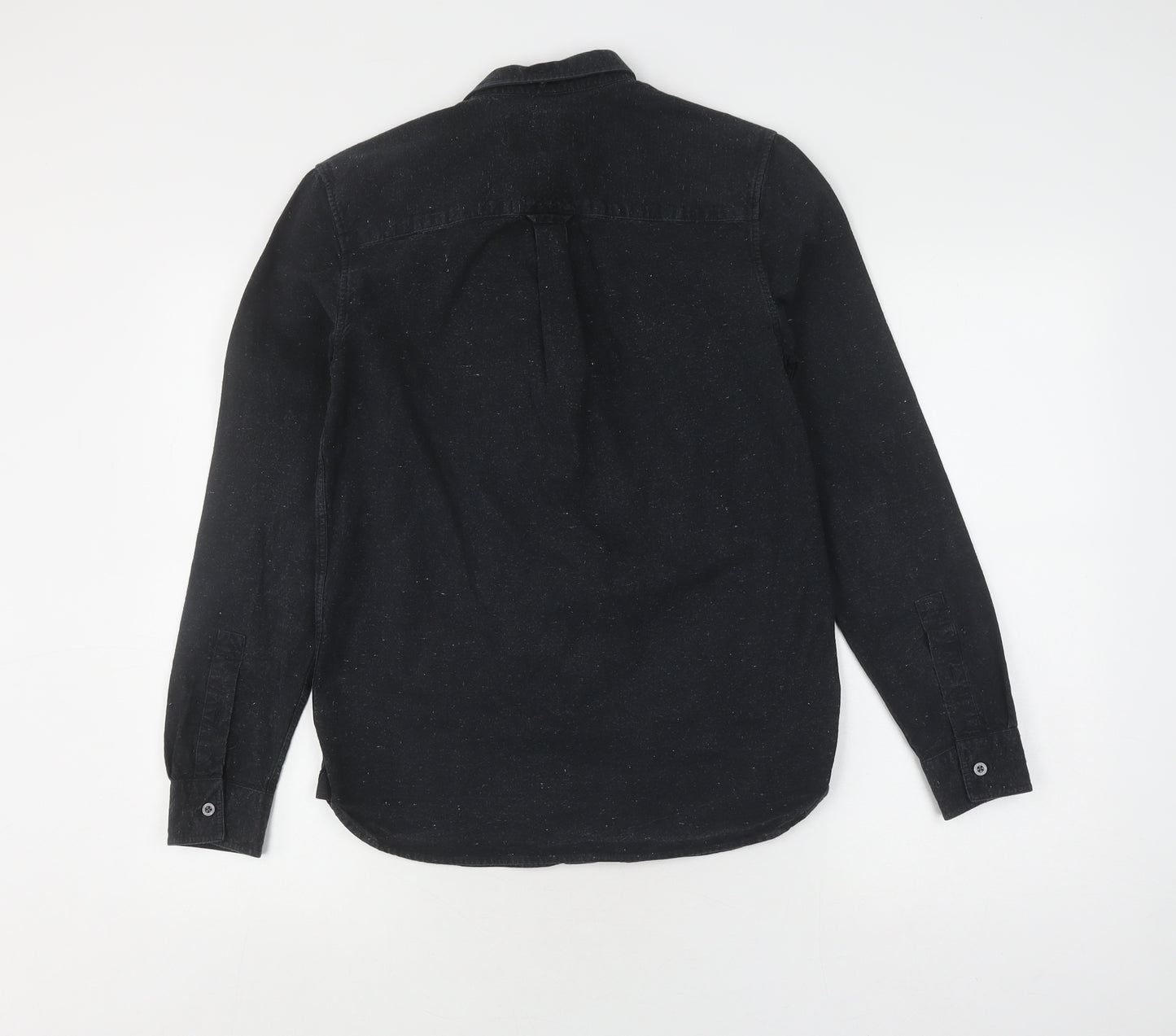 Lyle & Scott Men's Black Long Sleeve Shirt, Size L