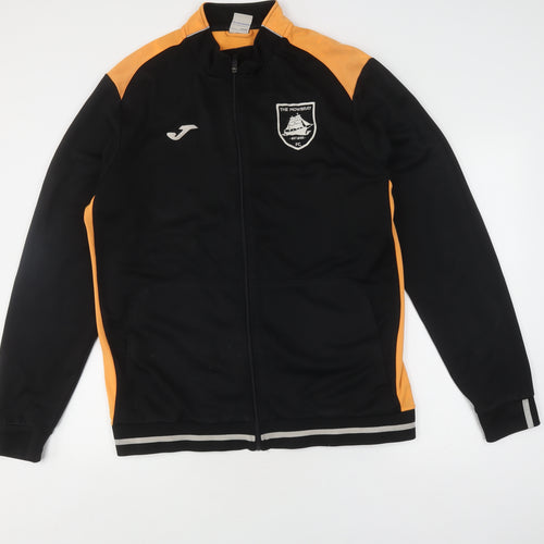 Joma Men's Black 2XL Track Jacket Full Zip Football