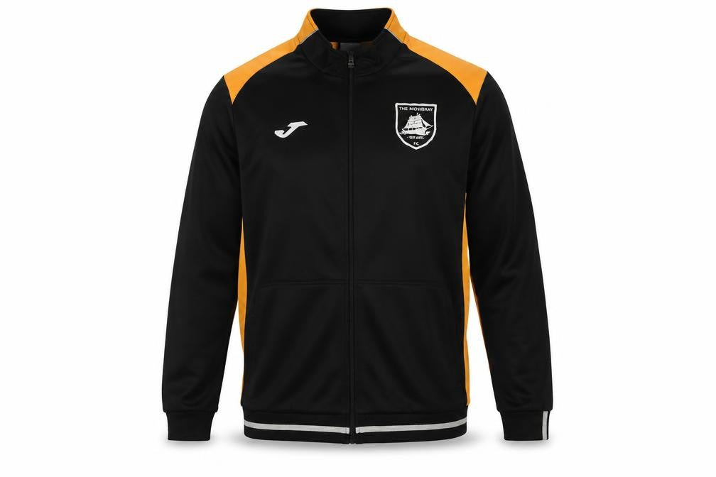 Joma Men's Black 2XL Track Jacket Full Zip Football