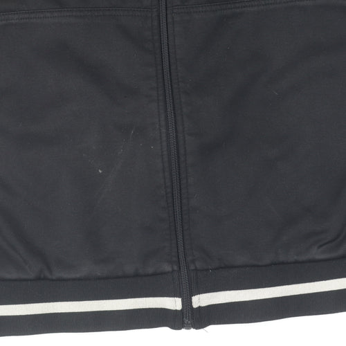 Joma Men's Black 2XL Track Jacket Full Zip Football