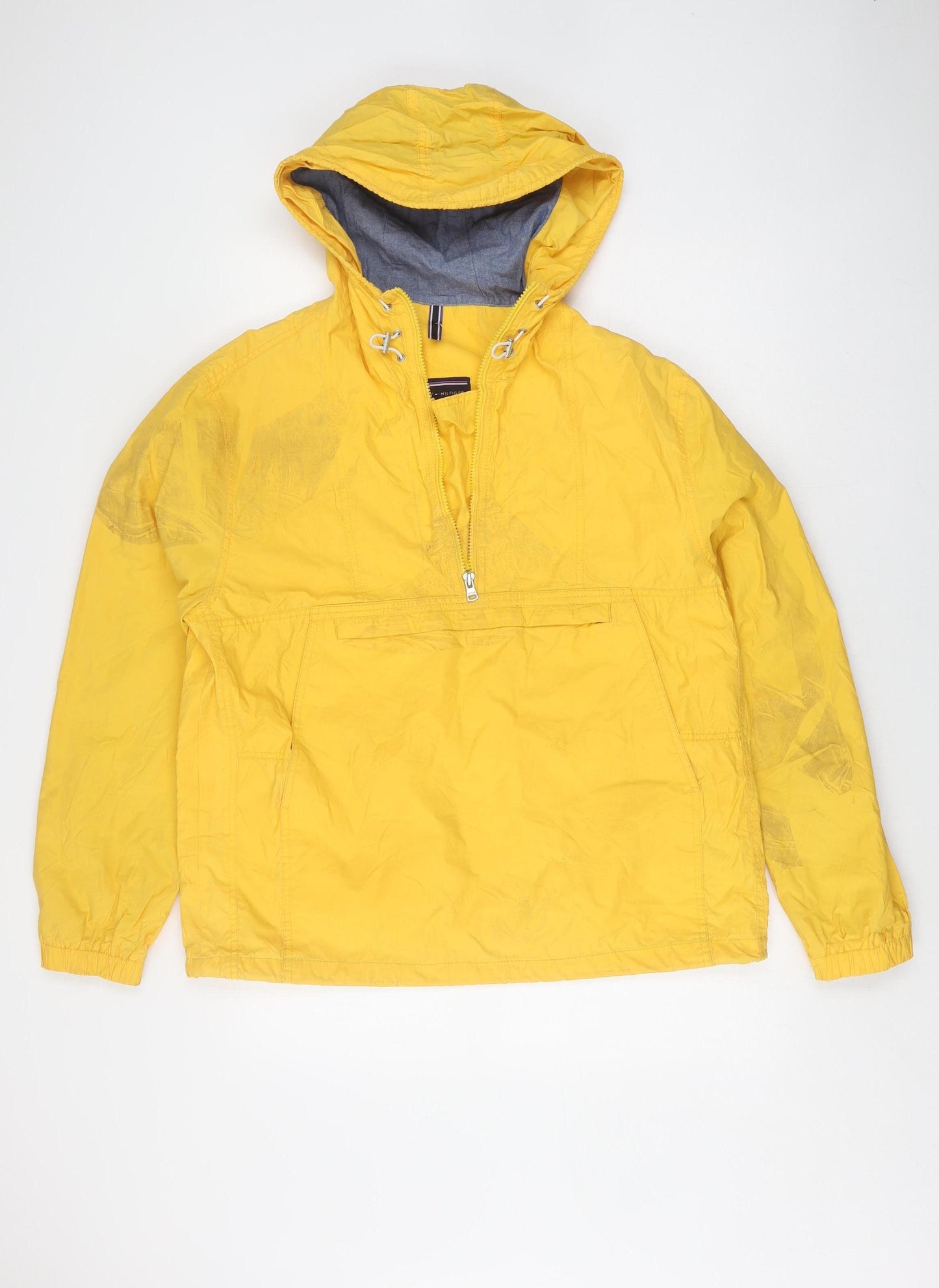 Tommy Hilfiger Men's Yellow Windbreaker Jacket L