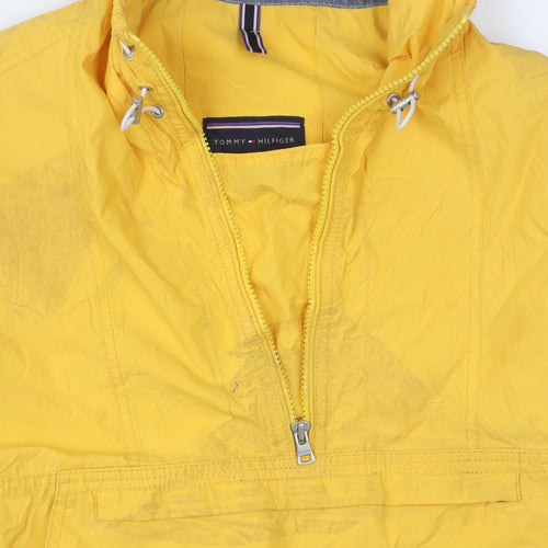 Tommy Hilfiger Men's Yellow Windbreaker Jacket L
