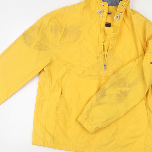 Tommy Hilfiger Men's Yellow Windbreaker Jacket L