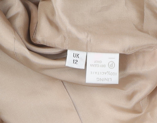 Viyella Beige Women's Blazer, Size 12 Wool Blend