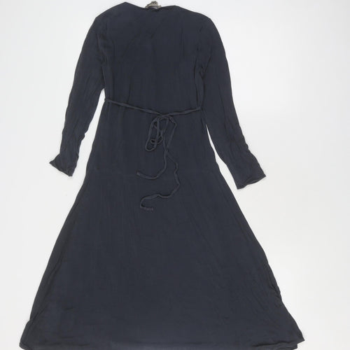 Jigsaw Women's Black Long Sleeve Belted Dress S