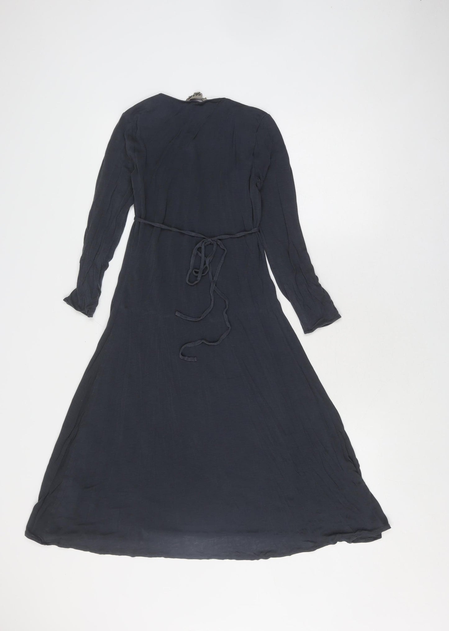 Jigsaw Women's Black Long Sleeve Belted Dress S