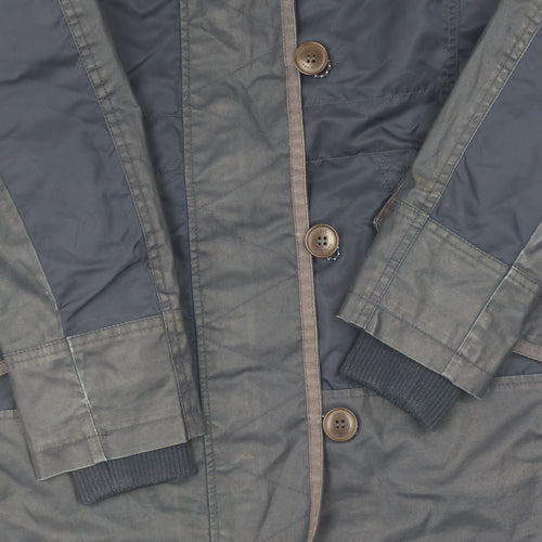 Next Women's Blue Parka Coat, Size 12, Hooded Casual