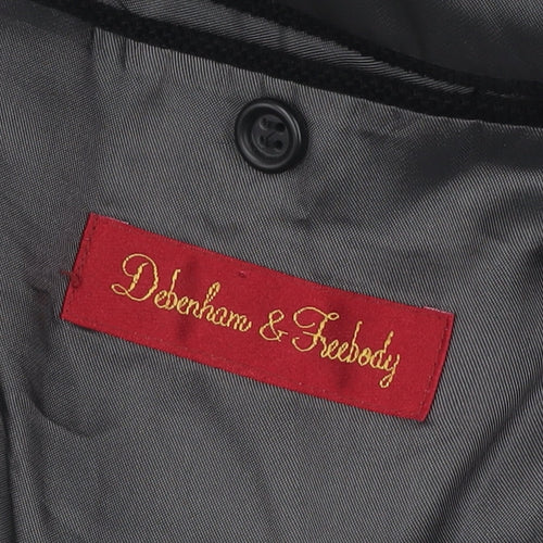 Debenham & Freebody Men's Black Blazer Jacket 42S