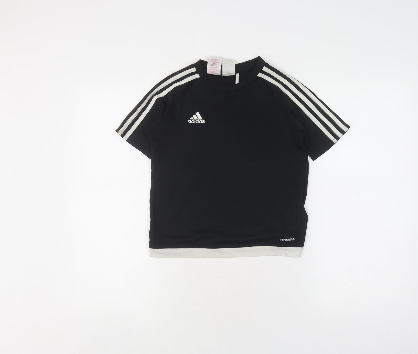 Adidas Boys' Black 9-10 T-Shirt, Climalite, Breathable