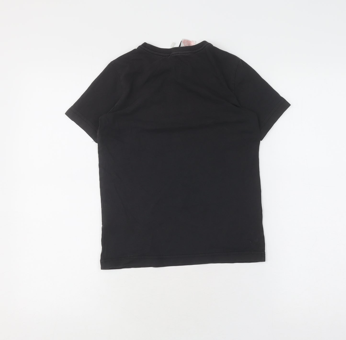 Adidas Boys Black Logo T-Shirt, 9-10 Years, Short Sleeve
