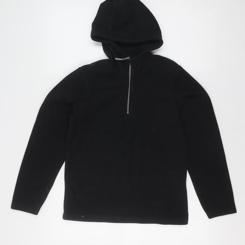 Mountain Warehouse Boys Black Fleece Hoodie 11-12 Years