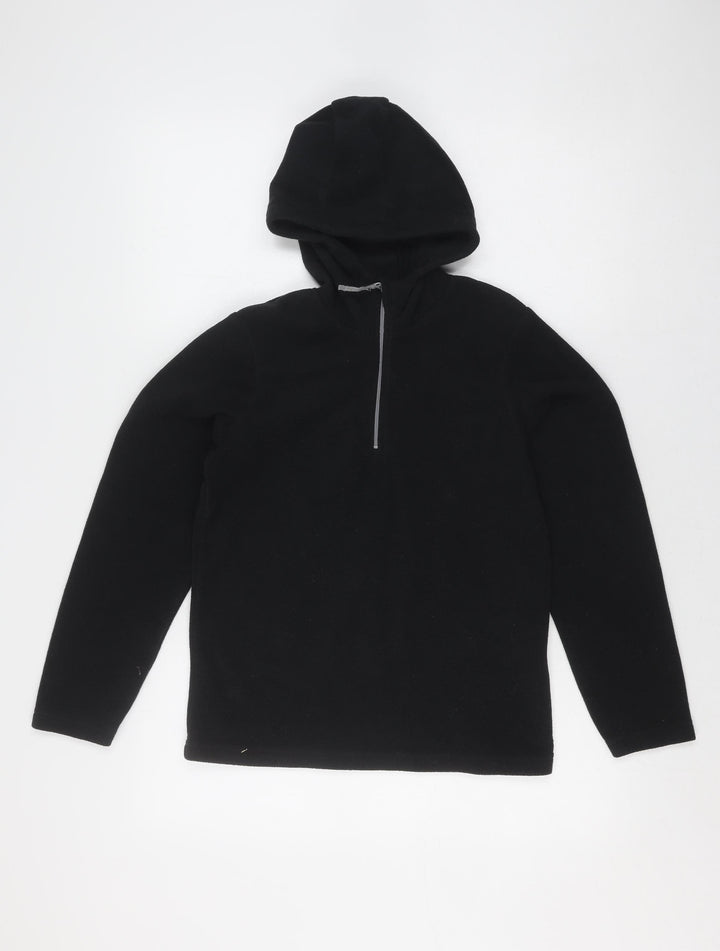 Mountain Warehouse Boys Black Fleece Hoodie 11-12 Years